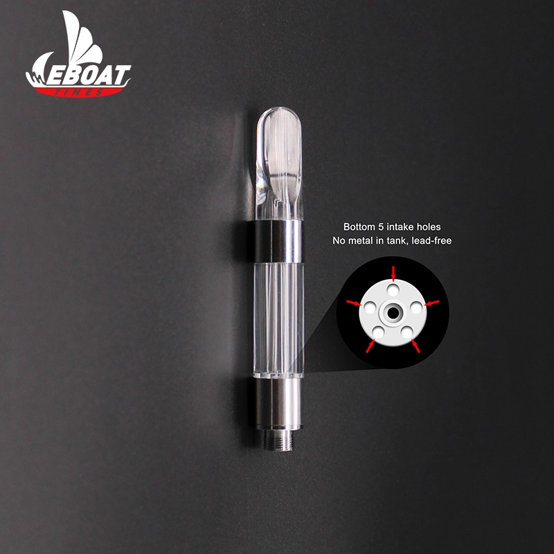 Bottom Intake Holes 1.0mm Fully Vaping Vape Pen 510 Cartridge