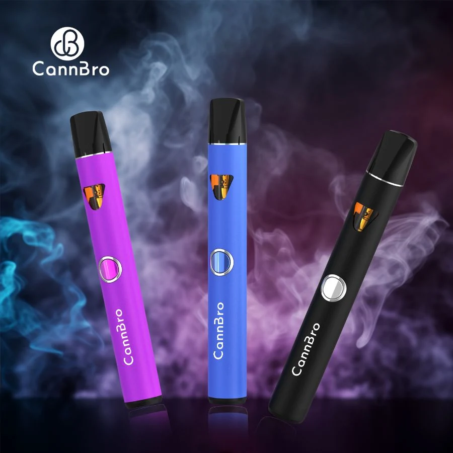 Cannbro Wholesale Custom Disposable E Cig Rechargeable Empty Vaporizer Ceramic Free 1ml Thick Oil Cheap Crystal Pod Shisha DAB Bar EGO Price I Vapor Vape Pen