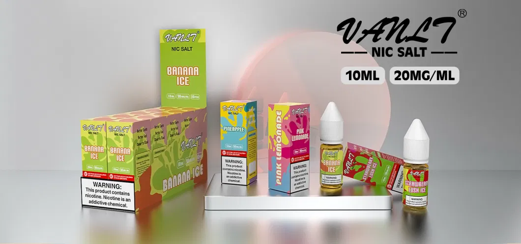 Tpd Compliant High Quality 10ml/20ml/30ml/50ml E Liquid 0mg 10mg 20mg Salt Nicotine