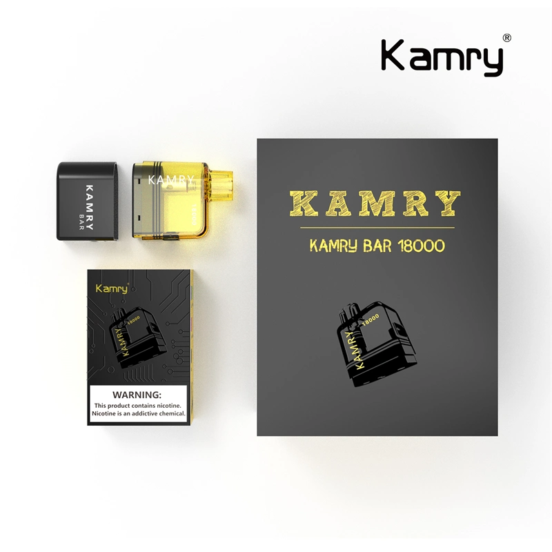 Kamry Bar Self Modeling Disposable Vape Refillable Pod 18000 Puffs Wholesale Disposable Atomizer