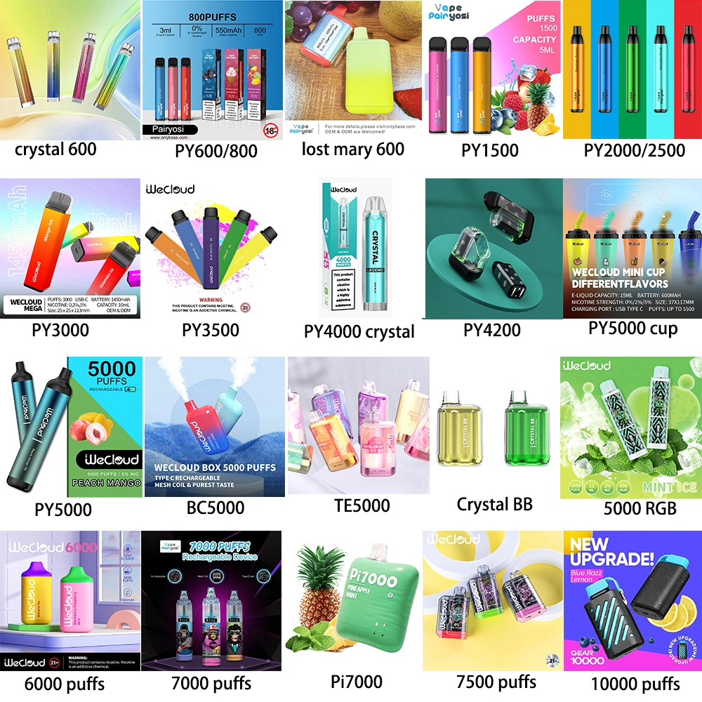 Wholesale Wecloud E Cigarette Tpd 2ml Custom Vaporizer Pen 600 800 Puffs 20mg Nicotine Free OEM Logo Disposable Vape with Mesh Coil &amp; Child Lock System