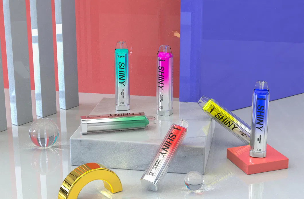 Supbar 4500 Puffs Disposable Pod Box Vape Pen OEM E-Cigarette Bar Blue Razz Warehouse New