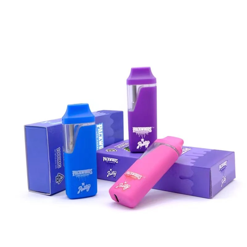 2023 Hot Selling Packwoods X Runtz Empty Vape Thick Oil Disposable Vape Pen 1ml 2ml 2000 Mg Empty Cartridge Disposable Vape Pod with Packaging