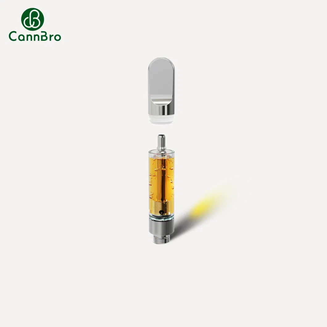 High Quality Factory Full Ceramic Coil 510 Thread Vaporizers White 0.5ml 1ml Cartridges No Lead Free Heavy Metal Empty Hhc Atomizer