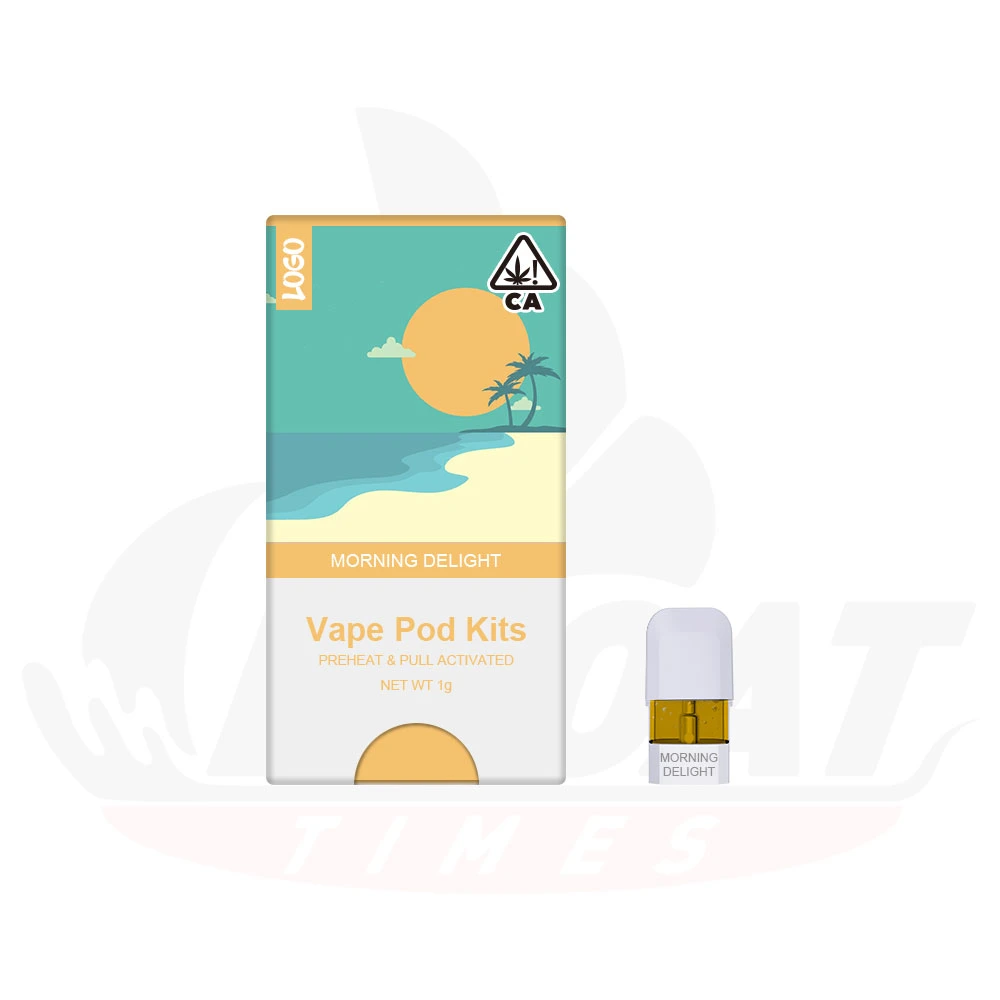 Pod Vape 1ml D8 Oil Disposable Vape Pen Pod System 1g Distillate Refilled Empty Disposable Vape