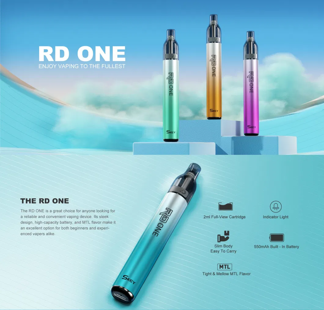 Electronic Cigarette Vape Nicotine Free Wholesales I Vape Disposable Vape Pen Puff Bar Rechargeable Refillable Vape Skey Rd One