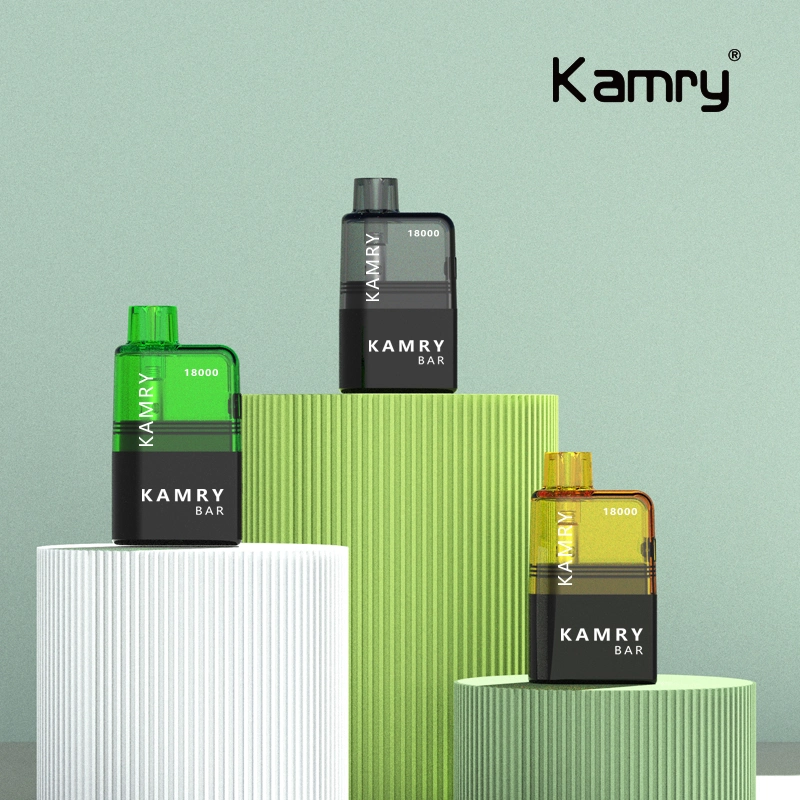 Kamry Bar Self Modeling Disposable Vape Refillable Pod 18000 Puffs Wholesale Disposable Atomizer