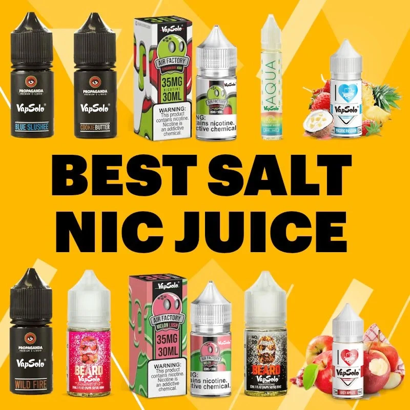 China Suppliers High Quality Electronic Cigarette Disposable Vape Nicotine Salt Vape Juice Fruit Flavors