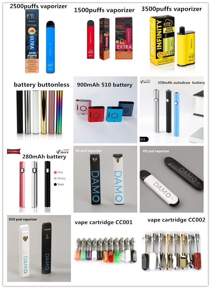 ODM Color Wholesale Smok Cookies Vape Pen Flat Eureka Vape Cartridge with Packaging Vape Pen