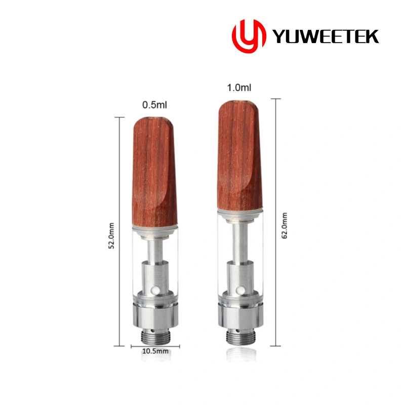 RW-C15 Wood Tips Carts Cell Refillable Vapes Cartridges Wax 510 Vaporizer Cartridge 1ml 1gram 1g Vapes Empty