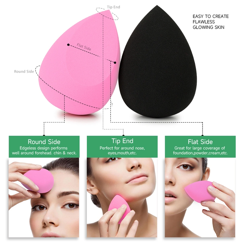 Hot Selling Large Loose Powder Puff Ultra Soft Velour Body Puff with Ribbon