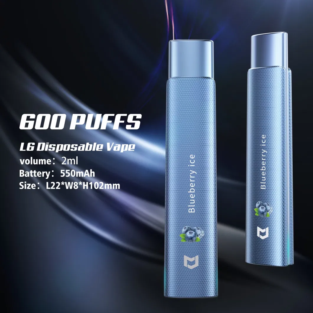 Tpd Vaporizer 600 Puffs Disposable Vape E-Cigarette Mini 2ml E-Juice 126