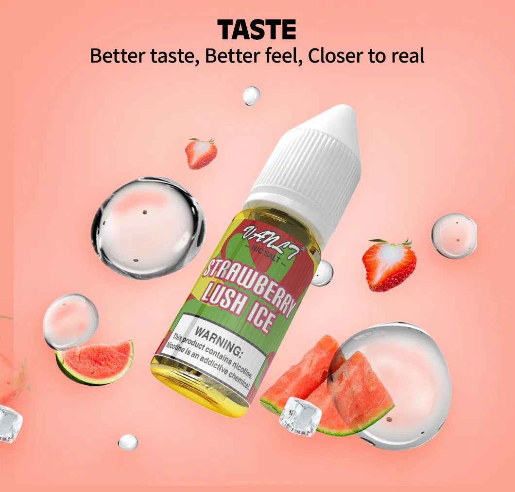 Tpd Compliant High Quality 10ml/20ml/30ml/50ml E Liquid 0mg 10mg 20mg Salt Nicotine