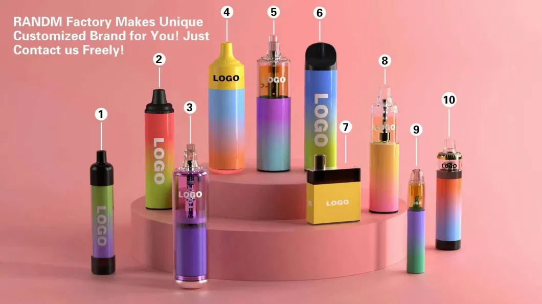 New Launched 10K Puffs Randm Tornado Box 10000 Rechargeable Disposable Vape 850mAh Inner Battery with Type-C Charging Port