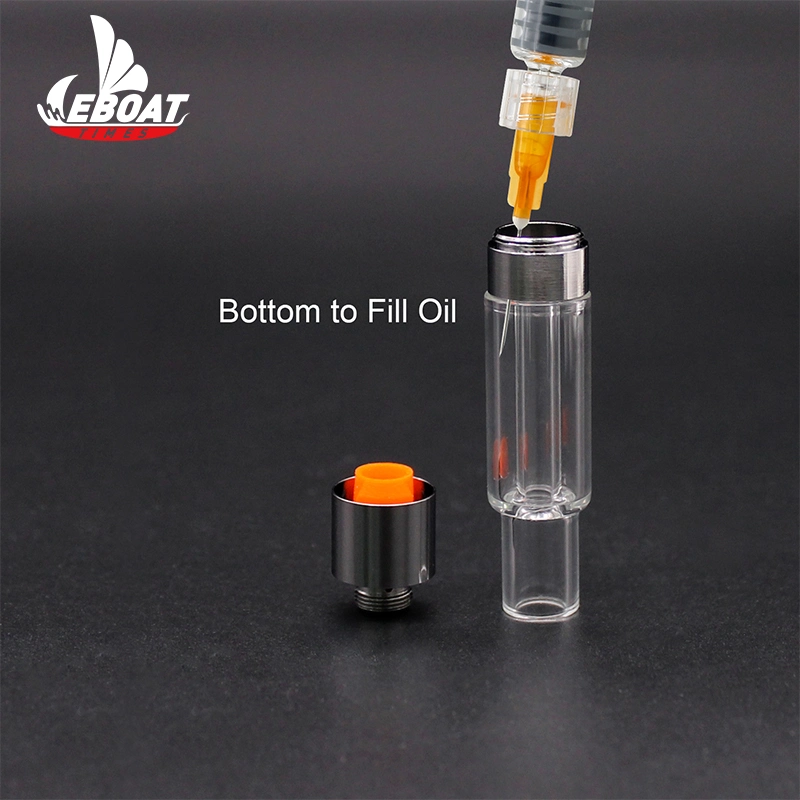 Wholesale 510 Thread Battery 1ml Atomizer All Glass Vape Carts Empty Vape Pen Cartridge