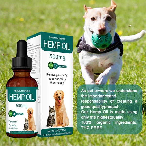 Hemp Oil Relieves Stress and Pain Pet Massage Essential Oil