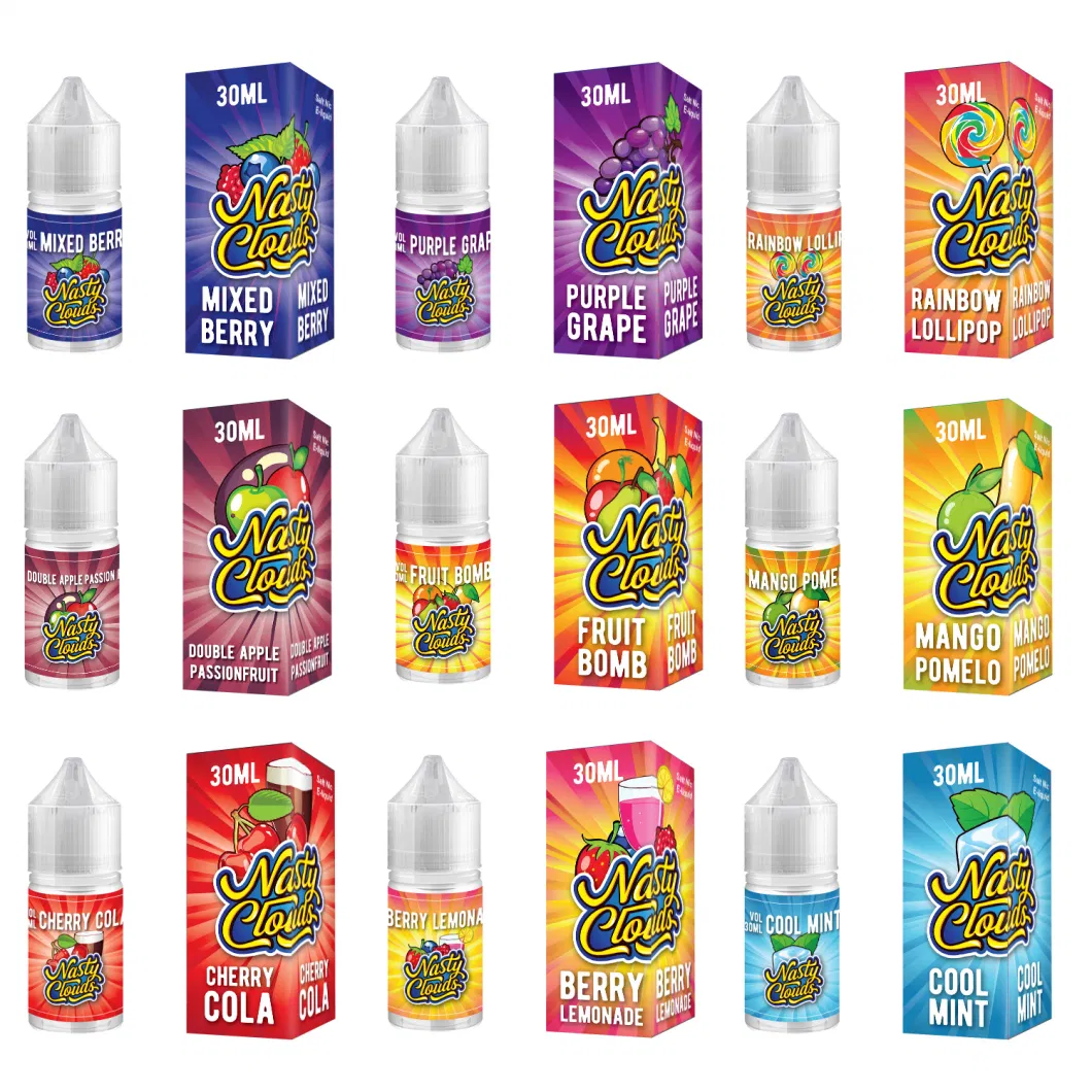 Wholesale USA Nic Salt Eliquid Premium Quality 30ml 60ml 100ml 1L Vape Juice Factory Price