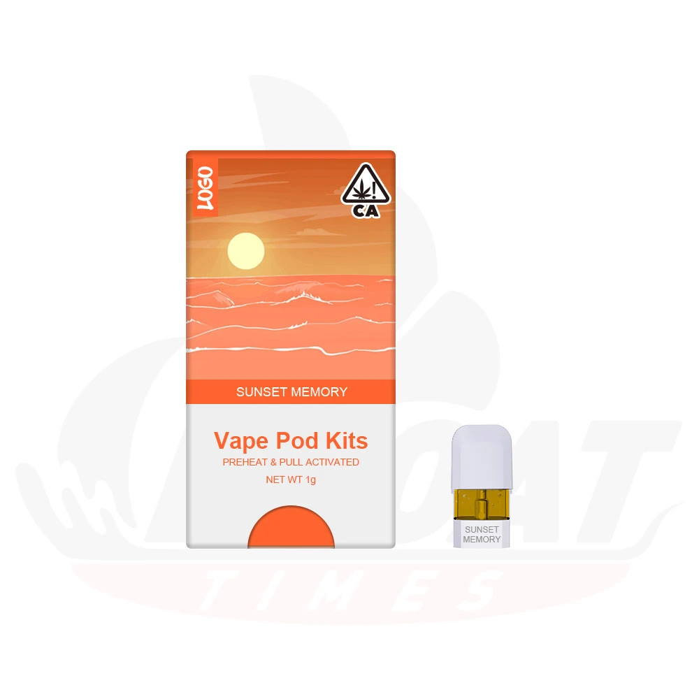 Pod Vape 1ml D8 Oil Disposable Vape Pen Pod System 1g Distillate Refilled Empty Disposable Vape