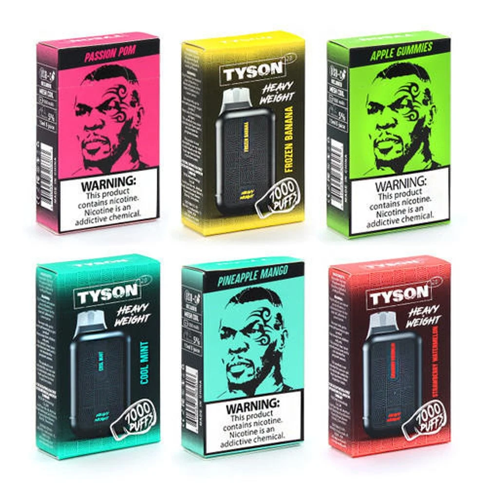 High Quality Hot Sale Tyson 2.0 7000 Puffs OEM ODM Disposable E-Cigarette Wholesale Vape