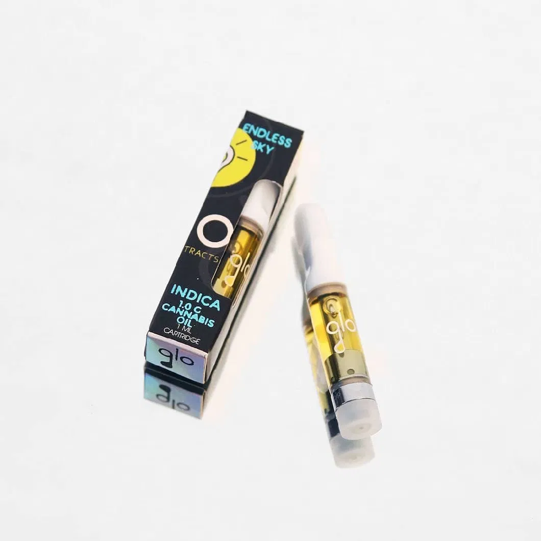 Glo Cartridges with Packaging Box 4 Style Available Ceramic Coil Glass Oil Tank Disposable Vape Pen