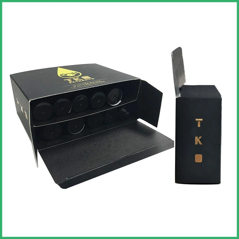 Tko Extracts Black Packaging Vape Empty Ceramic Glass Atomizer 1.0ml