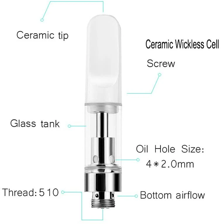 Us Top Sell D8 Oil Cartridges 0.5ml/0.8ml/1.0ml Empty 510 Disposable Vape Cartridge Empty Oil Carts Cartridges Pods Vaporizer E Cigarette 1ml 2ml Cart