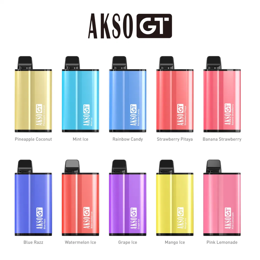 Wholesale Disposable Vape Pen Disposable Vaporizer Akso Gt 3500 Puff Plus Rechargeable Tobacco Free Nicotine