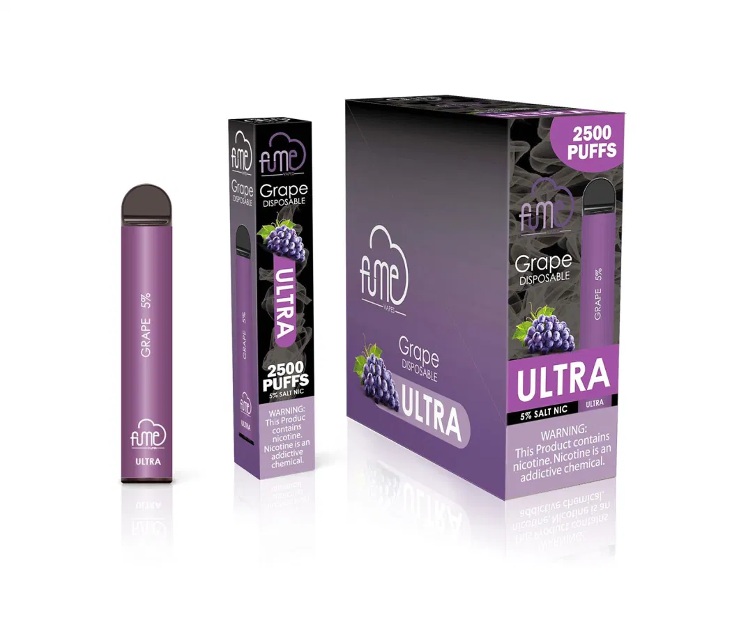 Factory Price Fume Ultra 2500 Puffs Disposable Vape Pen Smooth Taste