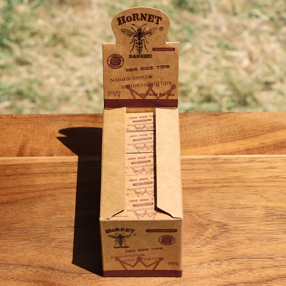 Hornet Natural Herb&amp; Cotton Rolling Tips for Herb Rolling Paper Smoking Accessories