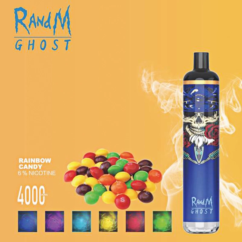 Wholesale OEM Popular Disposable 4000 Puff Vape Randm Ghost with Europe USA Tank Refillable E Cigarette