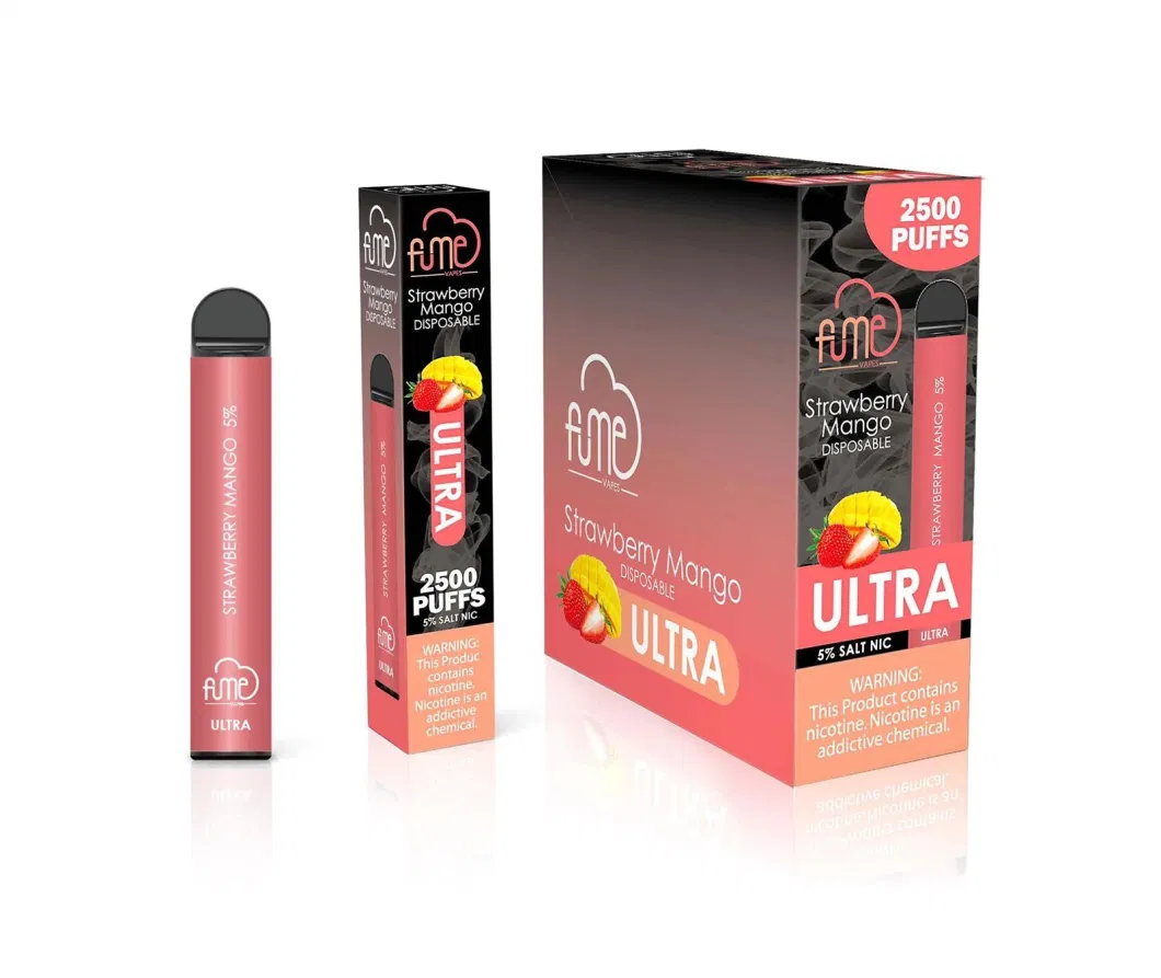 Electronic Cigarette Fume Ultra 2500 Puffs Wholesale Prices Smooth Taste