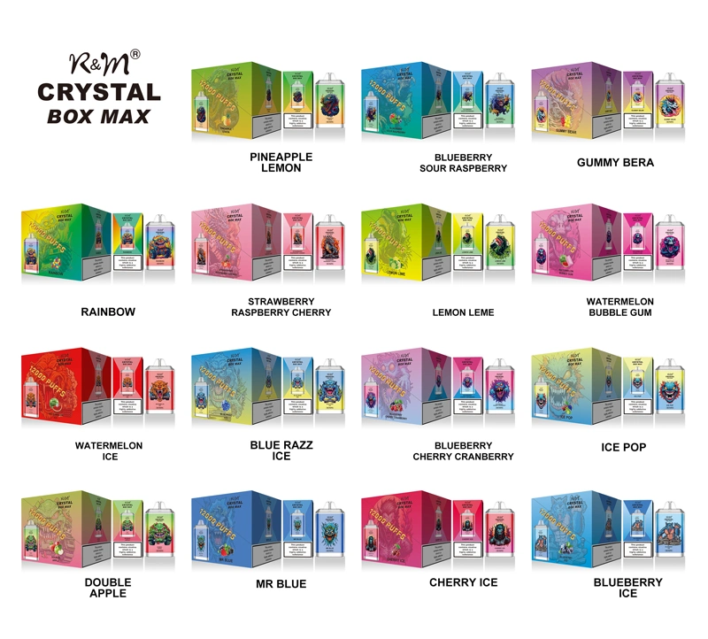 Bulk Sales Randm Crystal Box Max 12K Puffs Wholesale Disposable Vape Crystal Bar