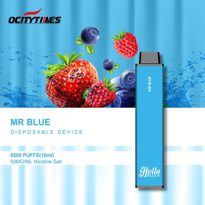 Ocitytimes 2021hottest 4500puffs Delta8 Disposable Vape Pen Cartridge Flavors