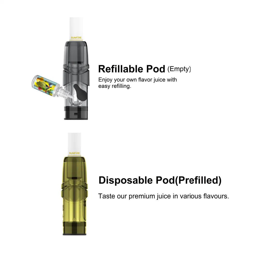 New Designed Refillable Hookah Pods System Vape Devices Vape Pen