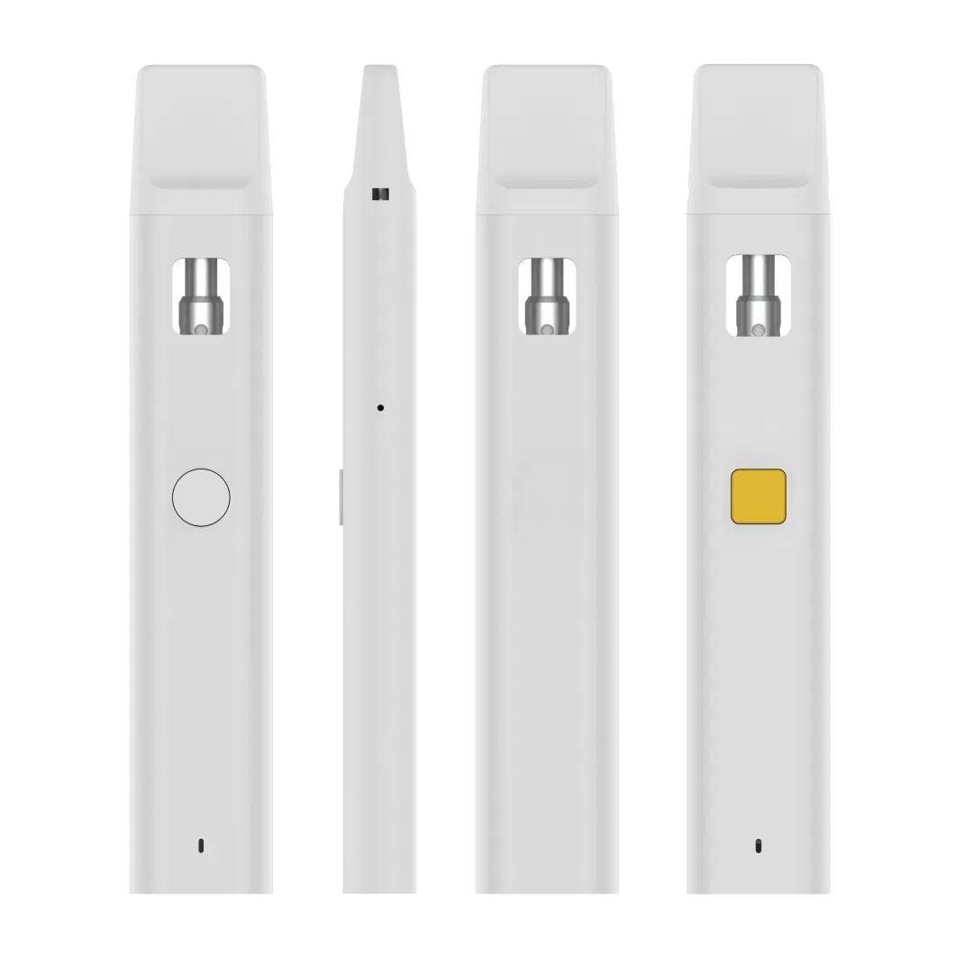 in Foam with Ceramic Coil Vaporizer 1ml 2ml Empty Disposable Variable Voltage Thick Oil Delta Button Disposable Vape Pen with Rechargeable Battery Devices