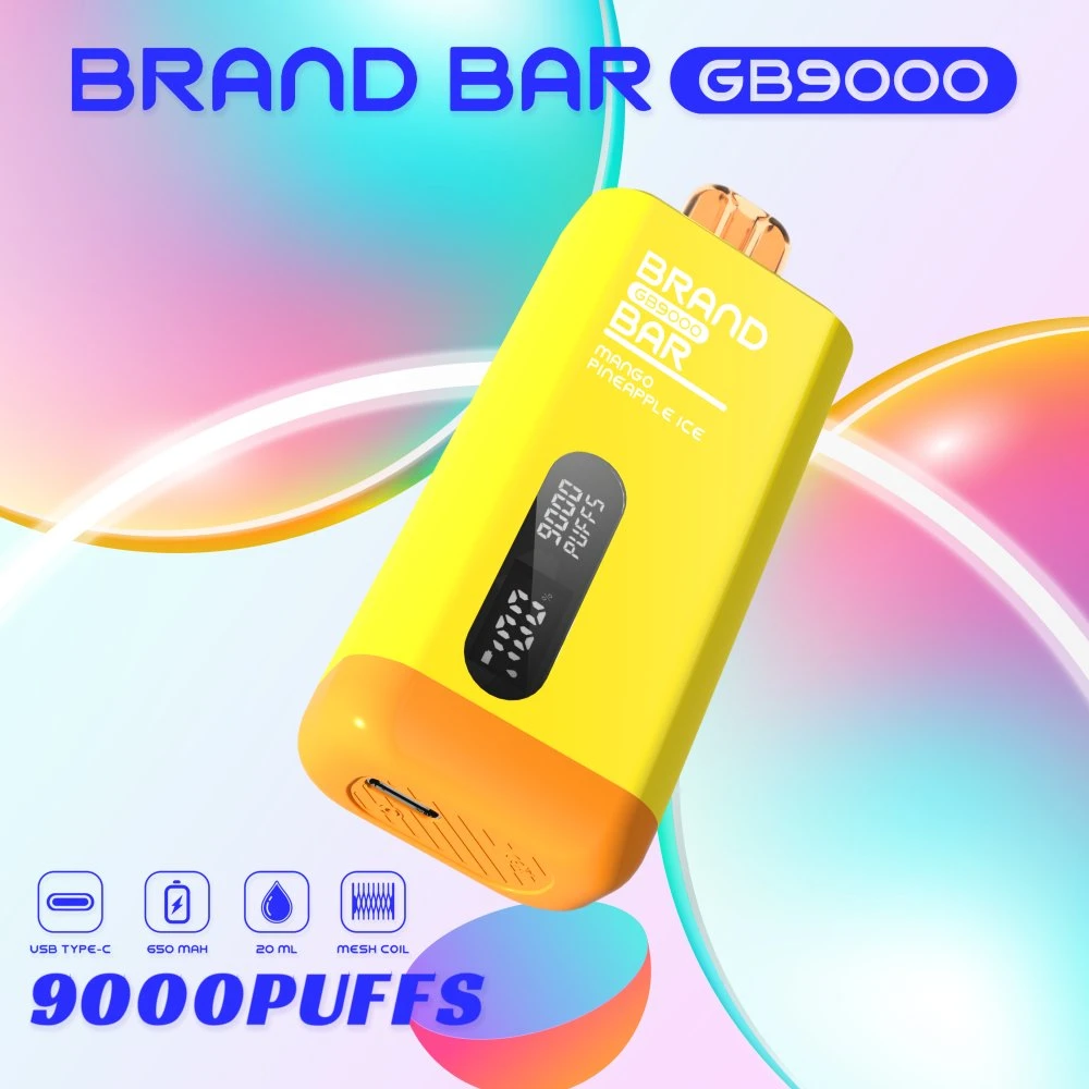 Wholesale OEM 9000 Puffs Goat Bar Alibaba Puff Distributor Disposable Vape Pen E Cigarette