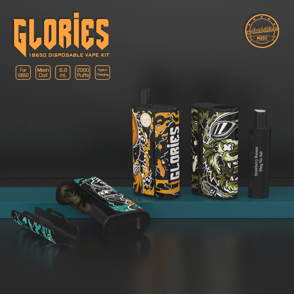 The Newest 18650 Disposable Vape Kit --Glories Kit by Ambition Mods