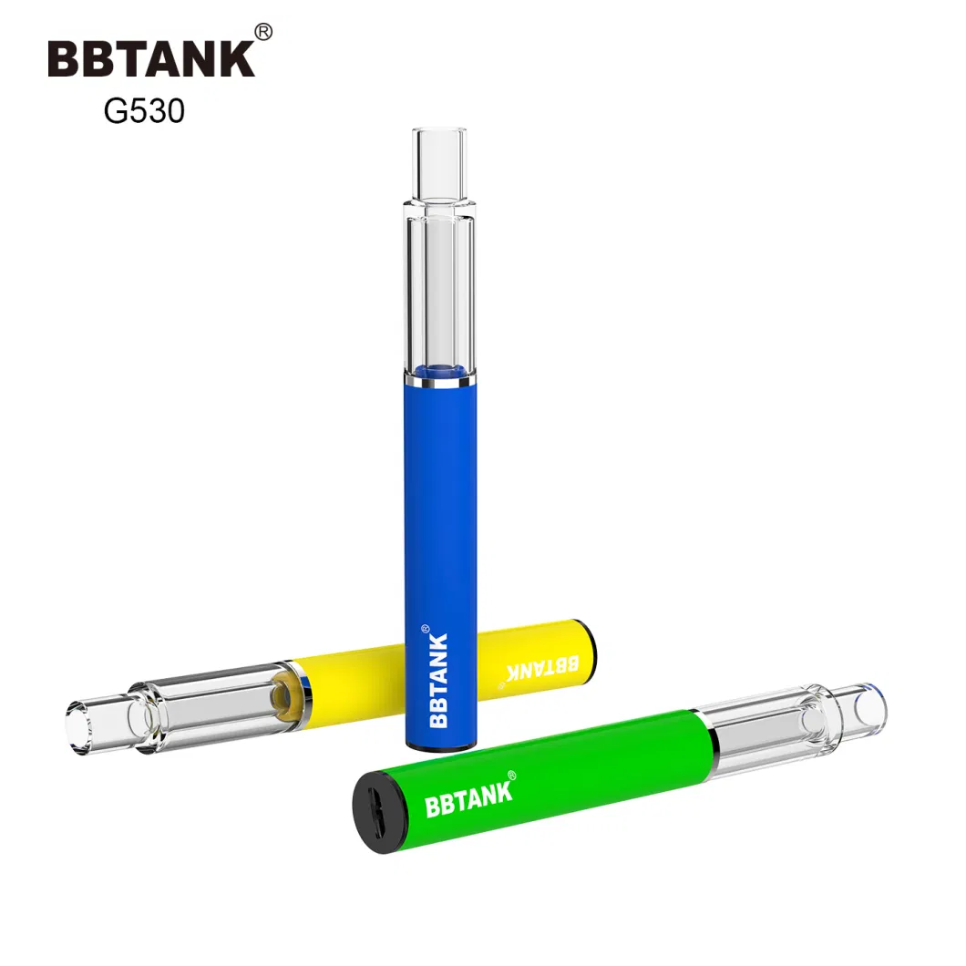 Bbtank All Glass Disposable Vape 1g 0.5g Delta Thick Oil Vaporizer Pen