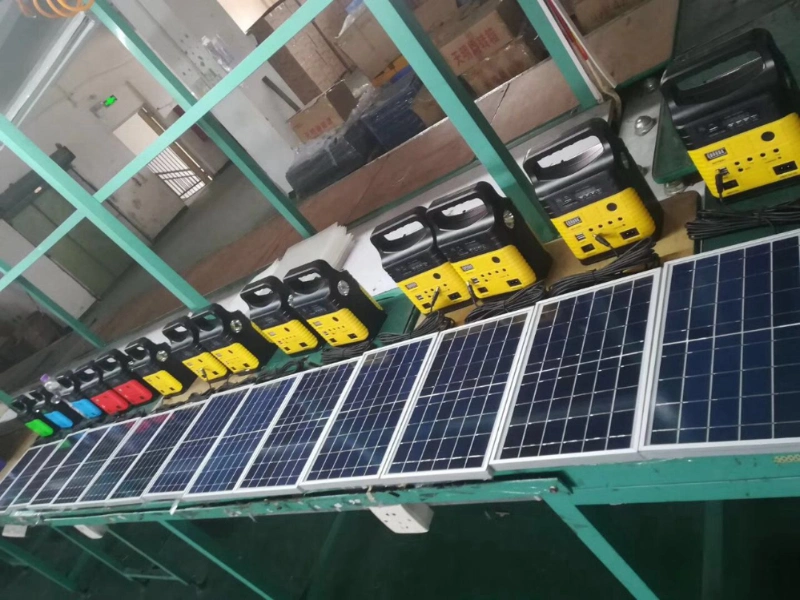 Solar Charging Lighting System with 3 Bulbs and USB Function Portable Solar Lighting System for Power Shortage Country
