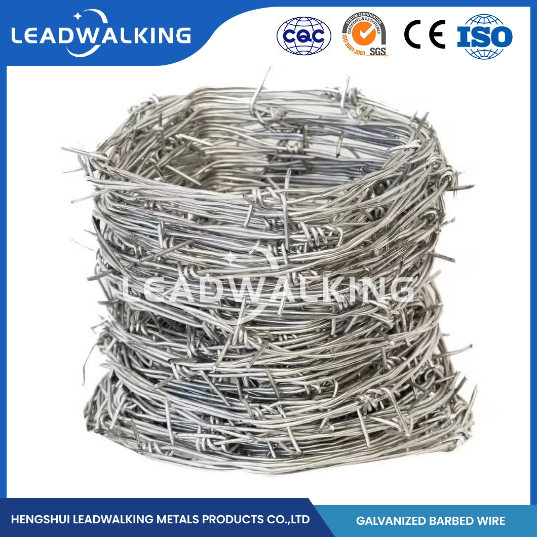 Leadwalking Steel Barbed Wire Fence Wire Manufacturers Sample Available Twist Barbed Wire China Beautiful Galvanized Barbed Wire Coil