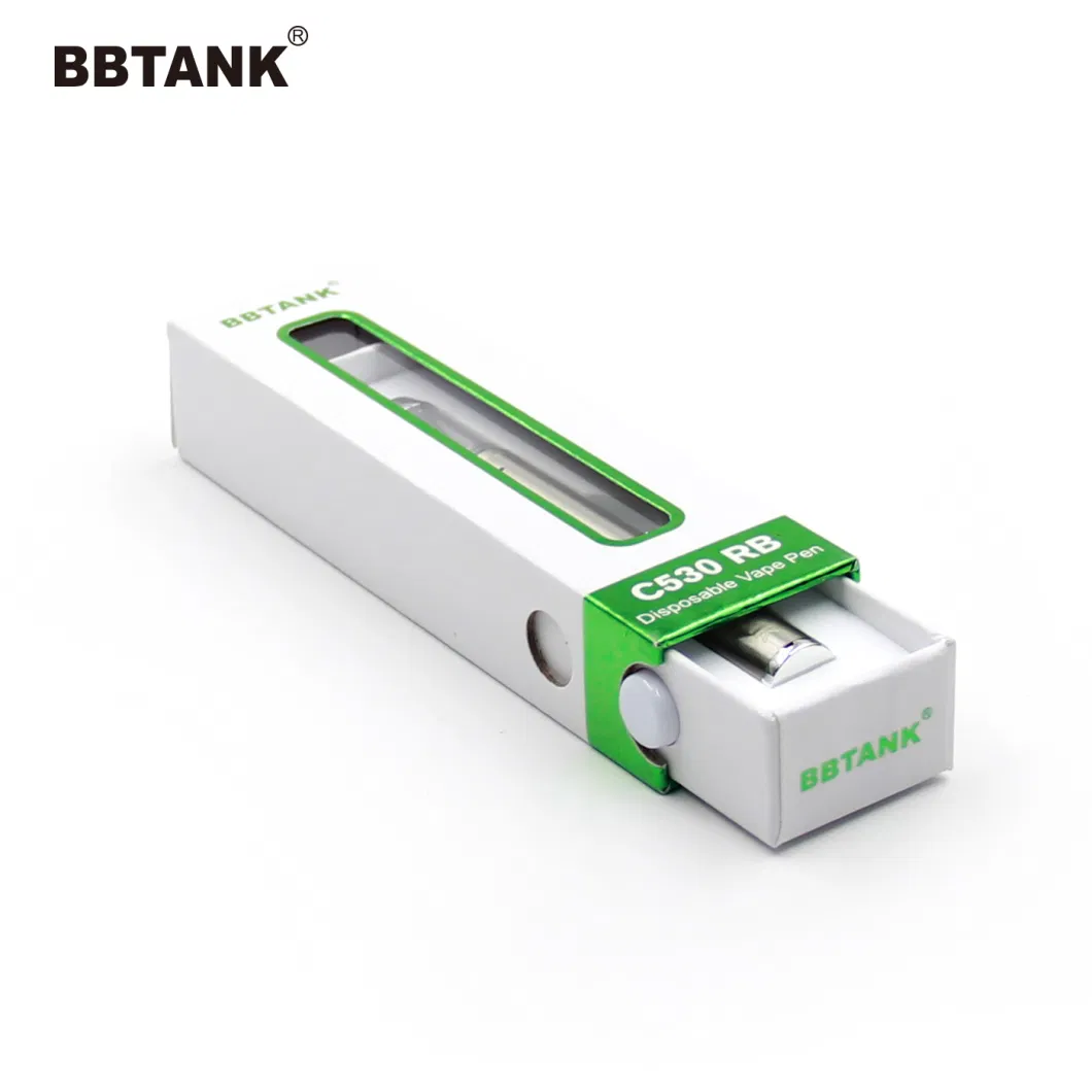 Bbtank All Glass Disposable Vape 1g 0.5g Delta Thick Oil Vaporizer Pen