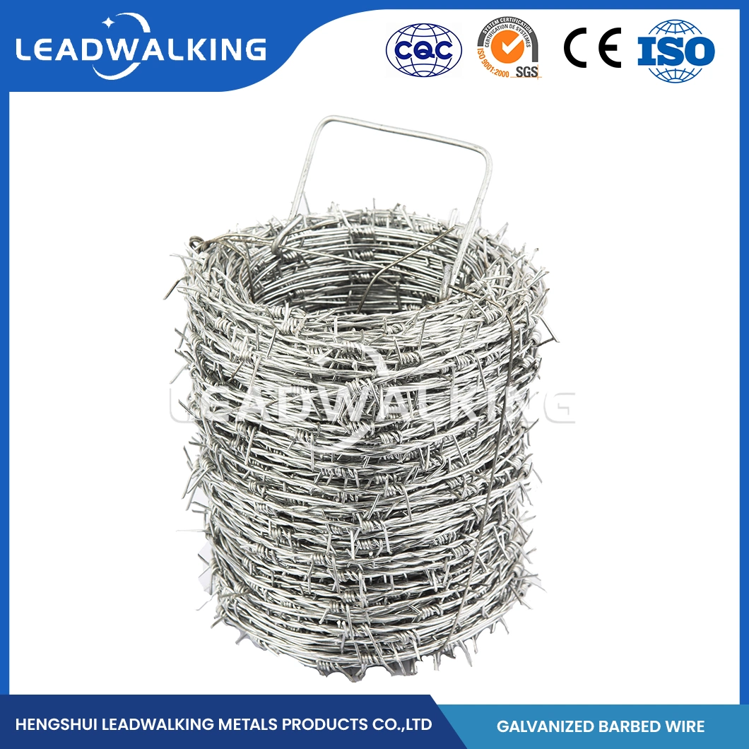 Leadwalking Steel Barbed Wire Fence Wire Manufacturers Sample Available Twist Barbed Wire China Beautiful Galvanized Barbed Wire Coil