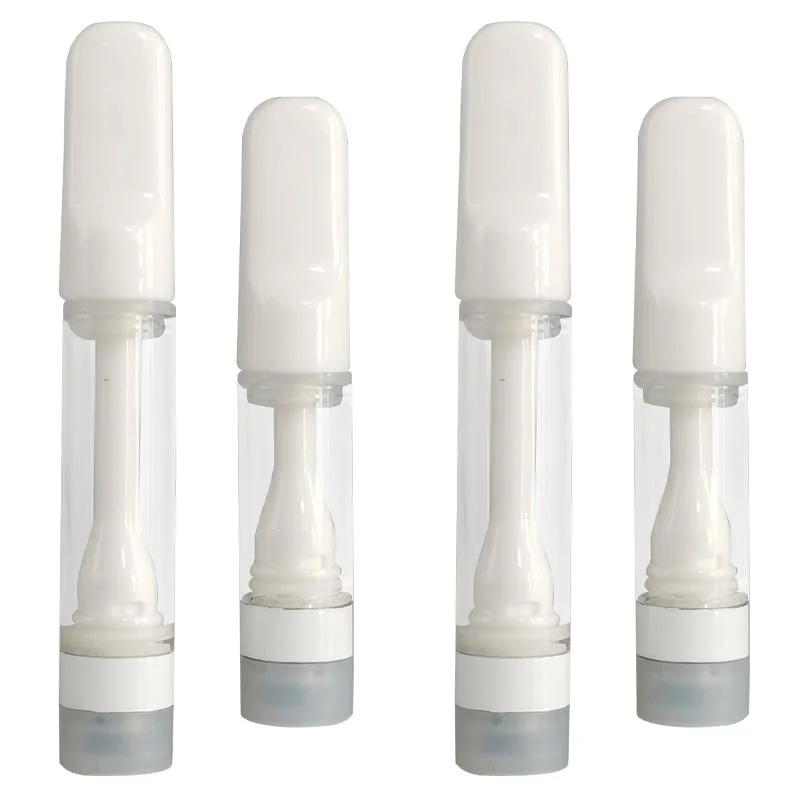 Fully Ceramic Atomizers Tips Press-on Mouthpieces No Leaking Child Lock Function Non-Refillable Atomizer Cart