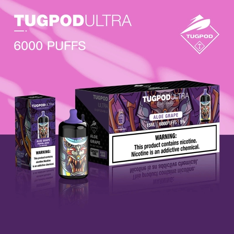 Tugboat Ultra 6000 Wholesale Vape Juice Smooth Taste Disposable Ecig