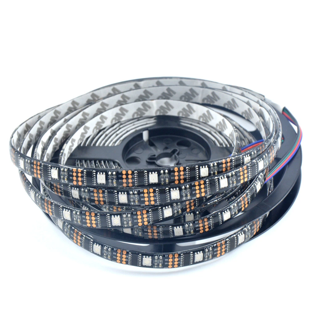 5V 5050 SMD Ws2801IC 30 LEDs RGB IP65 Waterproof LED Strip