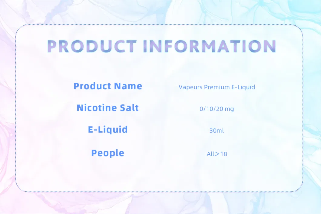 Disposable E-Cigarettes High Strengths Best Vape Juice 10 20 30 60 100 Mg Ml Pure Wholesale E Liquid Nicotine