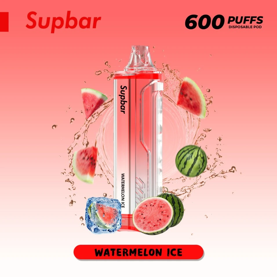 Supbar Shiny Nano 600 Puffs Tpd Disposable Pod Box Disposable Vape Pen OEM E-Cigarette Bar Disposable Vape