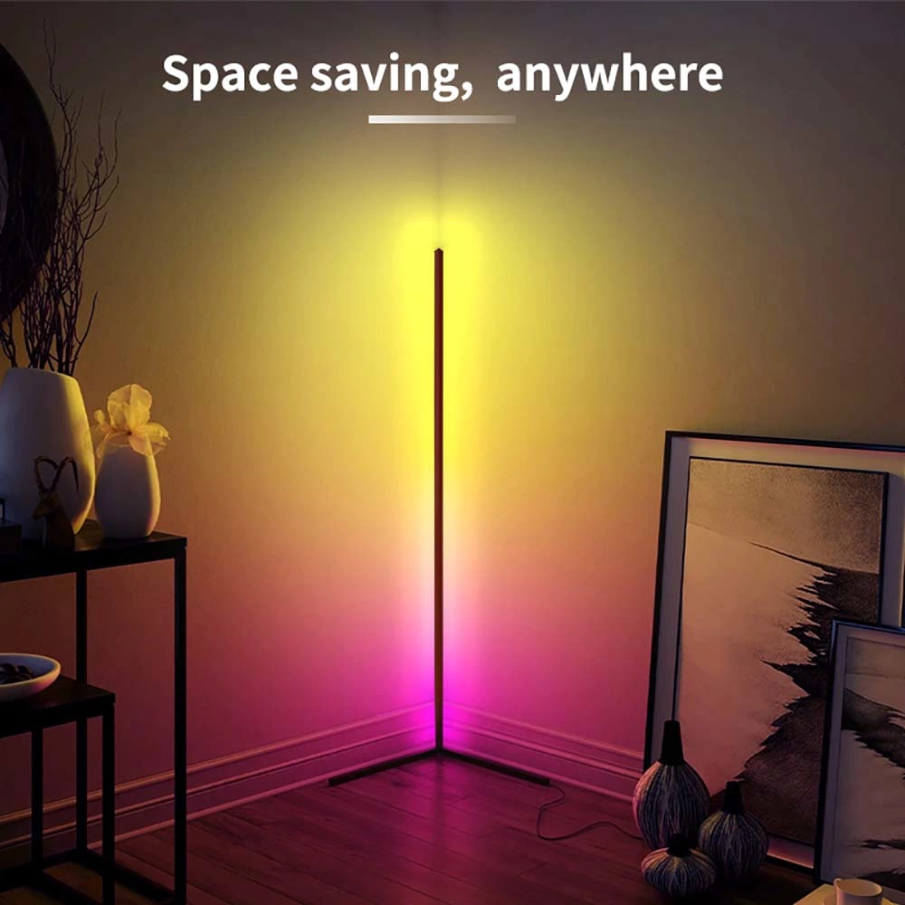 RGB Floor Lamp Bedroom LED Atmosphere Night Lamp Floor Light Living ROM Decor Indoor Standing Lamps for Home Decoration