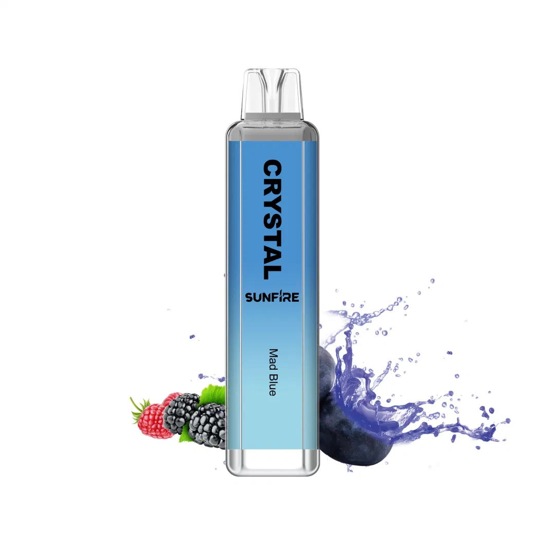 Top 1 Supplier Sunfire Crystal Puff 7000 9000 Puffs Disposable Vape 7K Poland Spain E Cigarettes Pod Custom Logo Vapes Wholesale Craystal Vape Pen Hookah