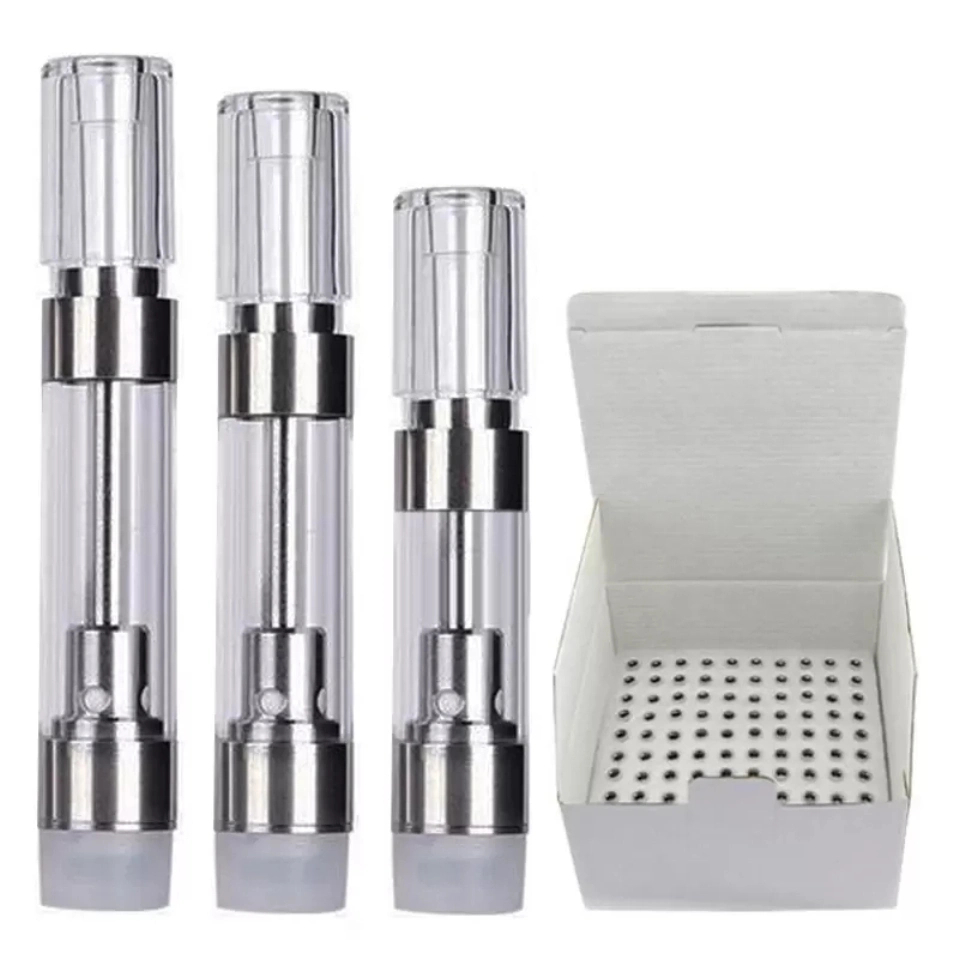 RW C12 China Wholesale 510 Thread Glass Tank G5 1.0ml 0.5ml Ceramic Vertical Coil Vaporizer Rechargeable Disposable Oil Cartridge Pen